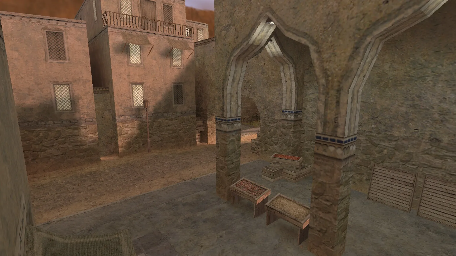 Скриншот  de_halla для CS 1.6: карта, точки, .nav для ботов, оптимизация wpoly/epoly