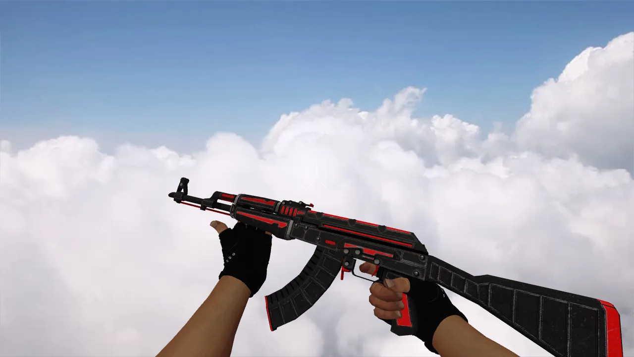 Скриншот Модель "AK-47 Dark Lord" для CS 1.6 — качественные текстуры и анимация