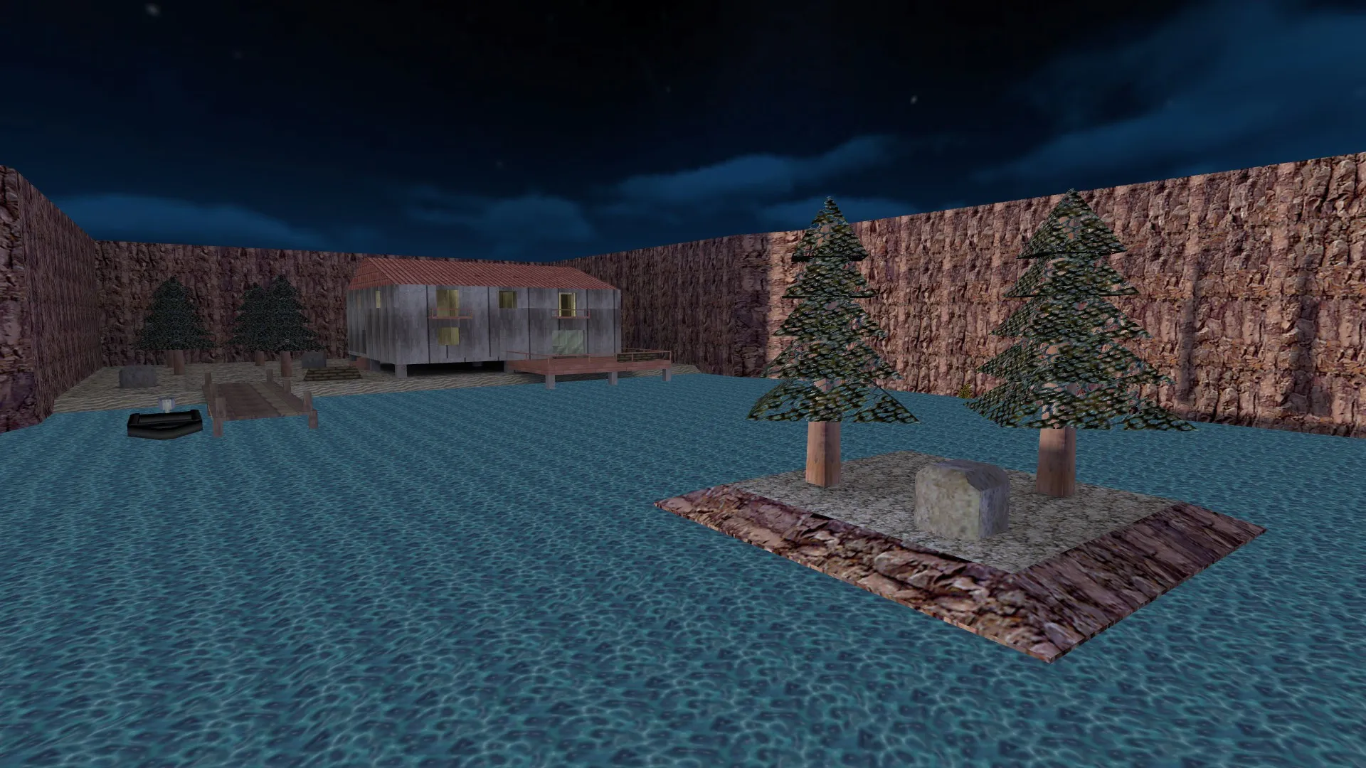 Скриншот  Карта lakehouse для CS 1.6: тактика и оптимизация