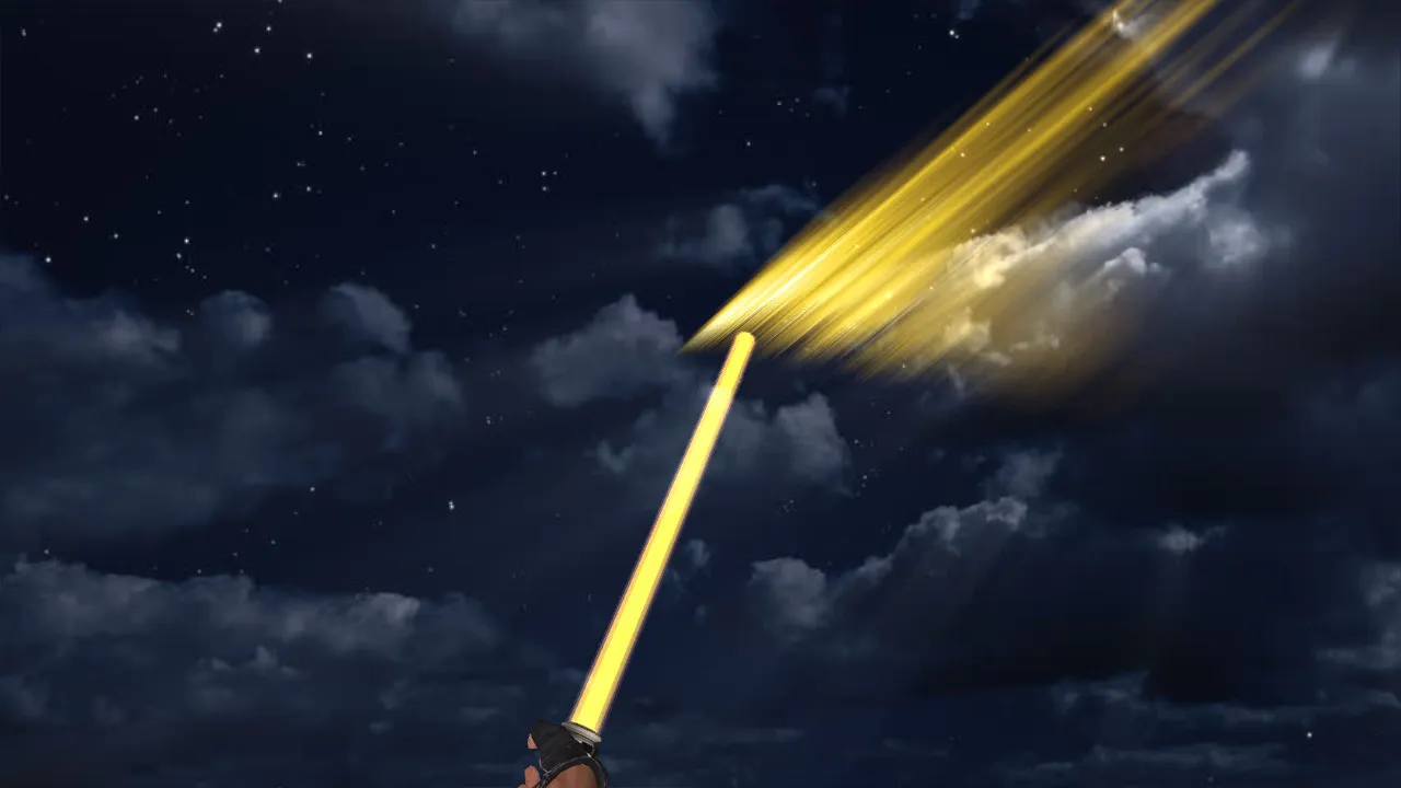 Скриншот Модель ножа «CSO Beam Sword» v_model для CS 1.6: звуки, анимация осмотра, текстуры и точная форма