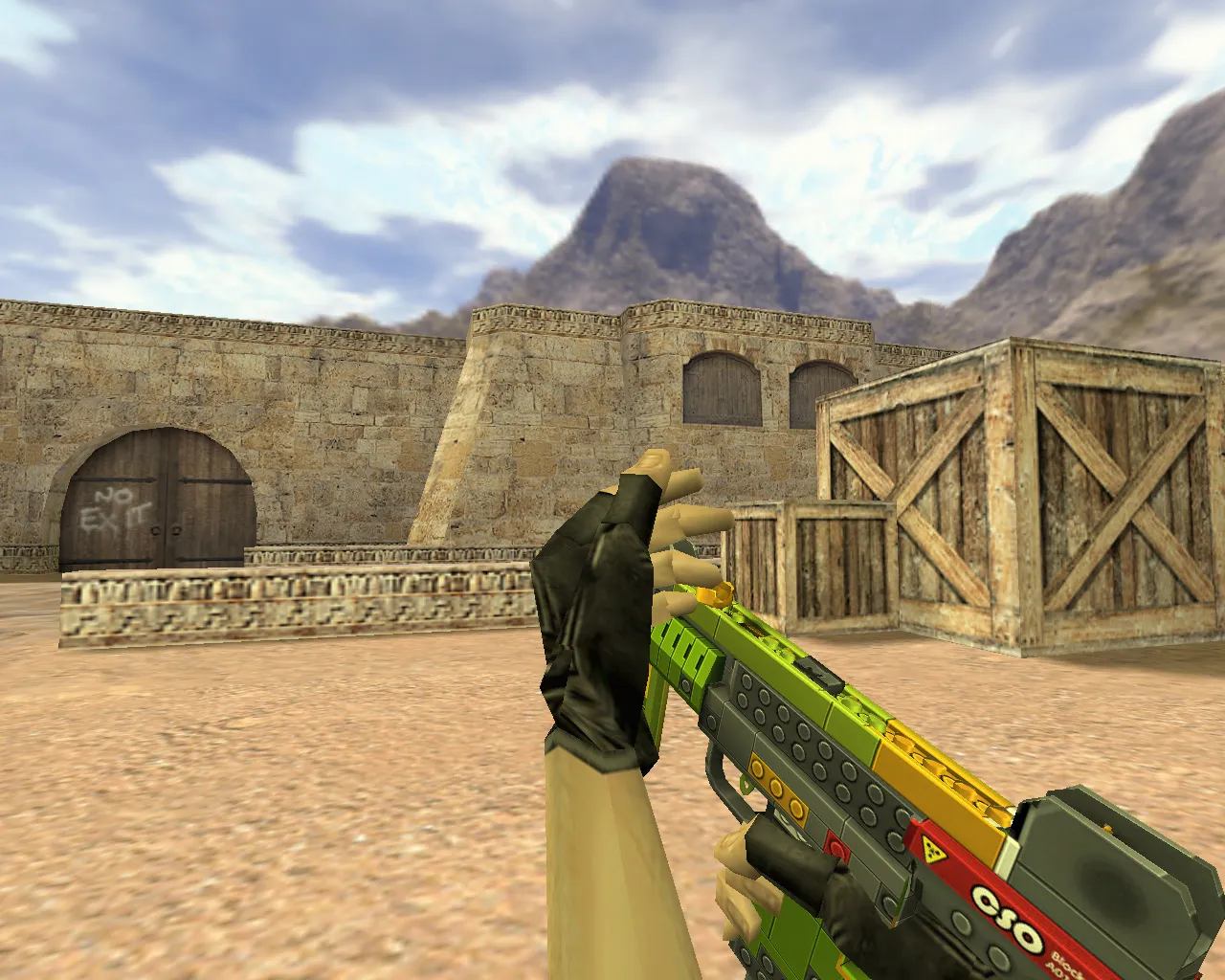 Скриншот Модель «MAC-10 Лего» для CS 1.6 - Качество и уникальность