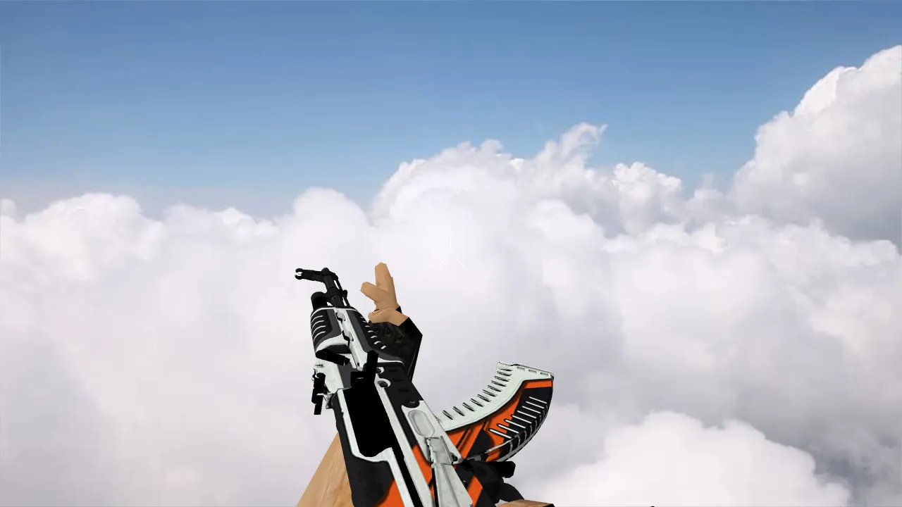 Скриншот Модель «AK-47 Orange Vulcan» для CS 1.6: высокое качество и уникальность