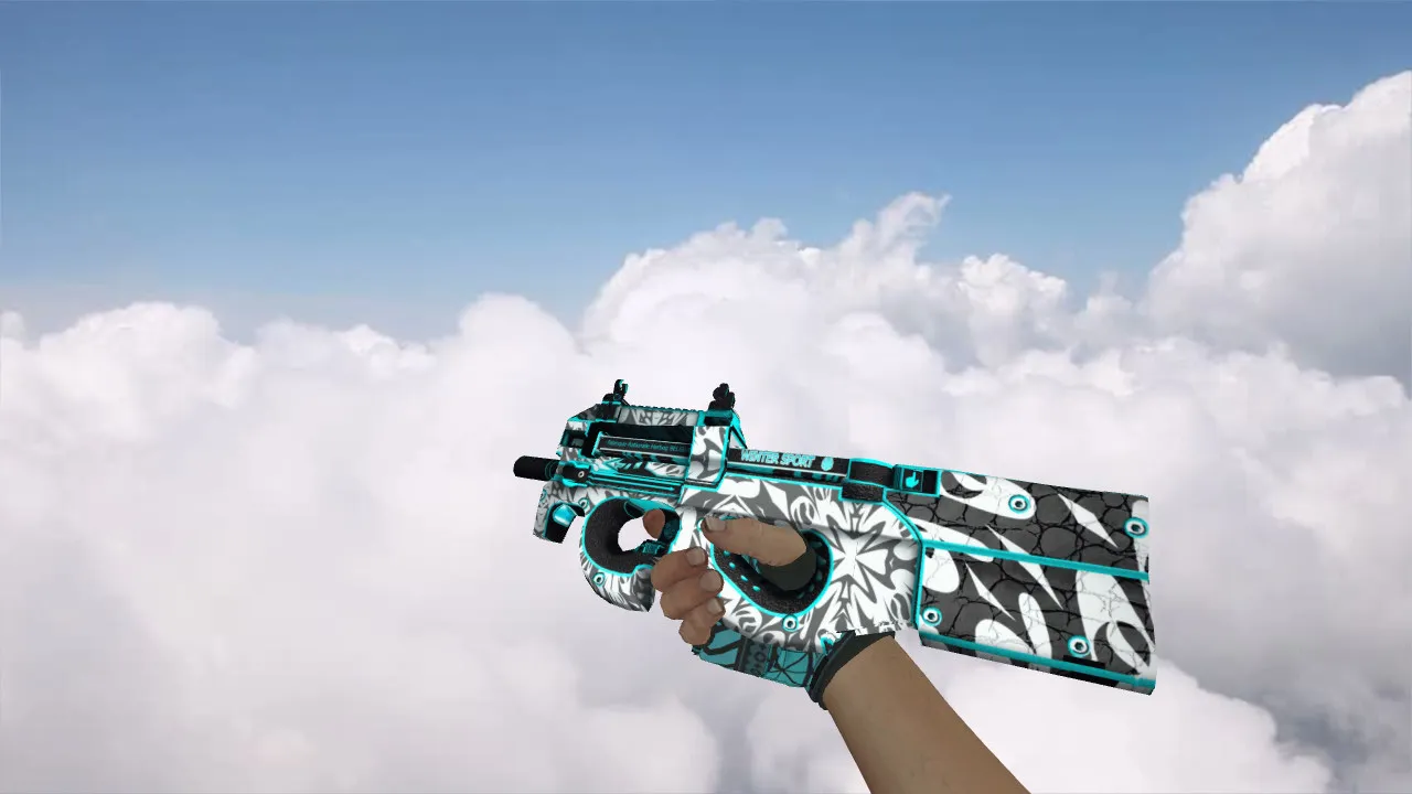 Скриншот Модель P90 «Снежный вихрь» для CS 1.6 - Качество и Уникальность