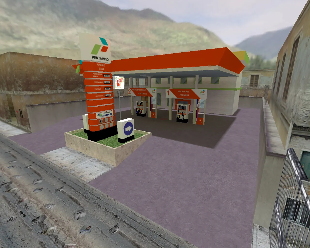 Скриншот Карта «de_pertamino» для CS 1.6