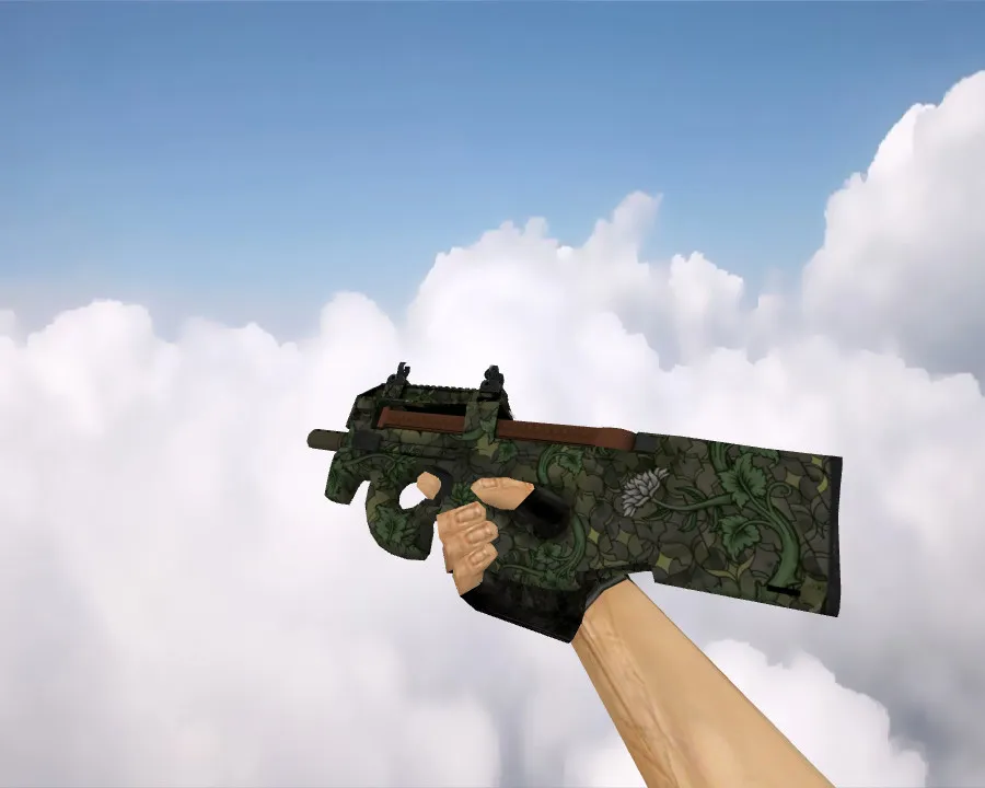 Скриншот P90 | Буйная растительность для CS 1.6 - Модель оружия