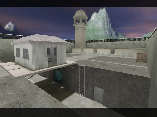 Скриншот  Карта de_snipe_rmk для CS 1.6: идеальная площадка для снайперов