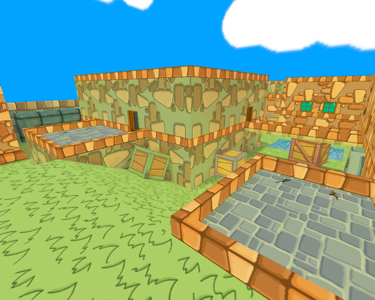 Скриншот  fy_sokol для CS 1.6: быстрые раунды, точки для фасты, баланс сторон и навигация ботов