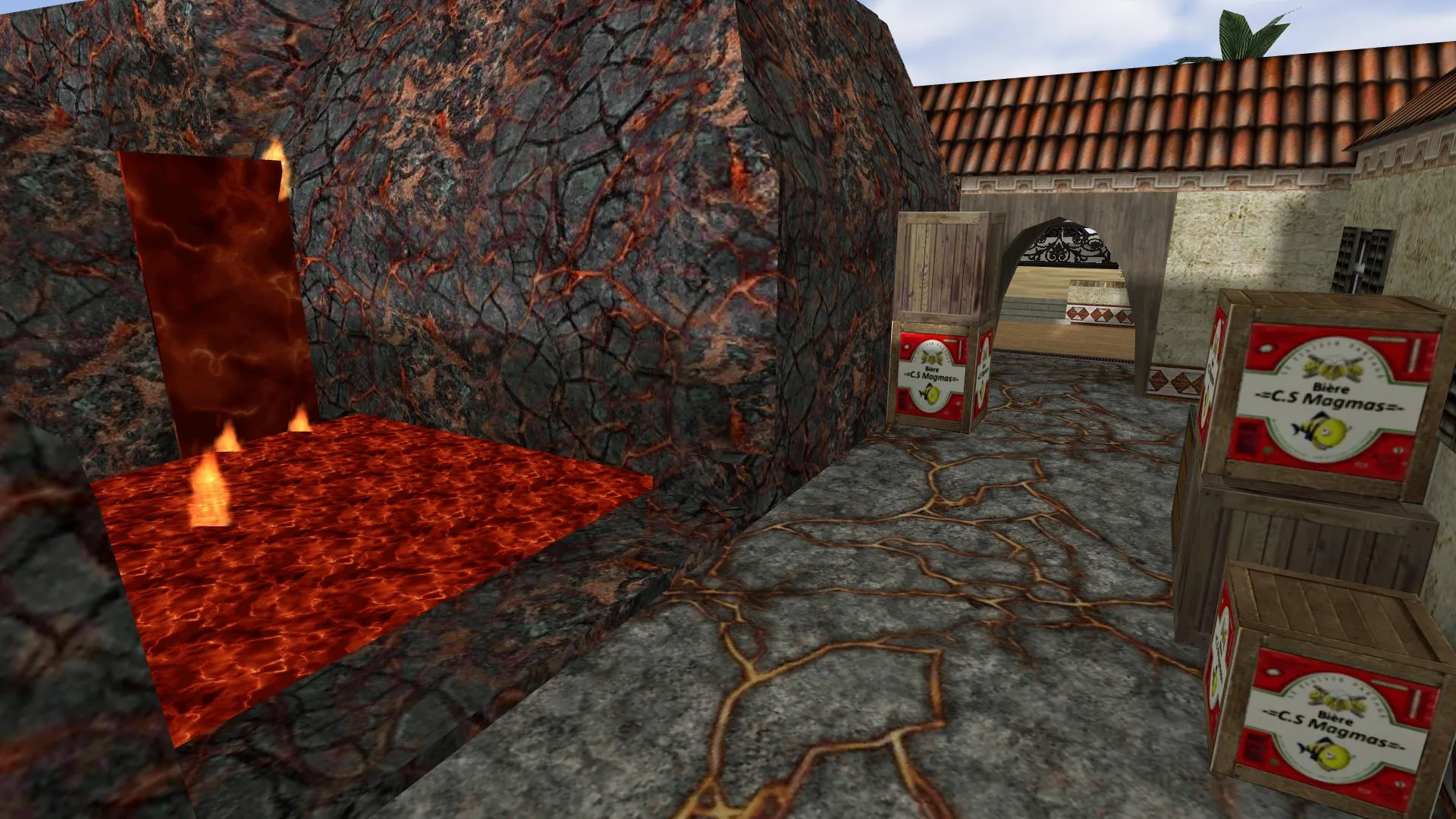 Скриншот  Карта de_inferno_suncsm для CS 1.6: Тактика и особенности