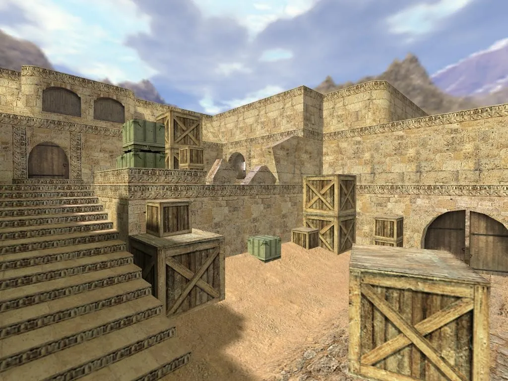 Скриншот de_blackdust карта для CS 1.6: тактика сторон, точки, .nav и оптимизация wpoly/epoly