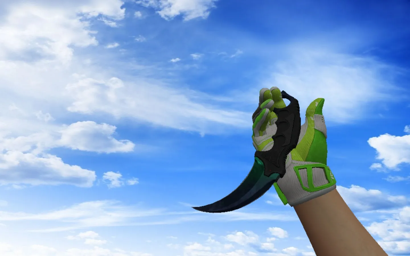 Скриншот  Пак «Спортивные перчатки | Живая изгородь» для CS 1.6: оружейные скины, v_/p_/w_ модели, осмотр и звуки