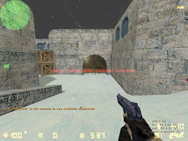 Скриншот  de_dust2_christmas2 — DE карта для CS 1.6: точки, .nav, оптимизация и настройка для сервера