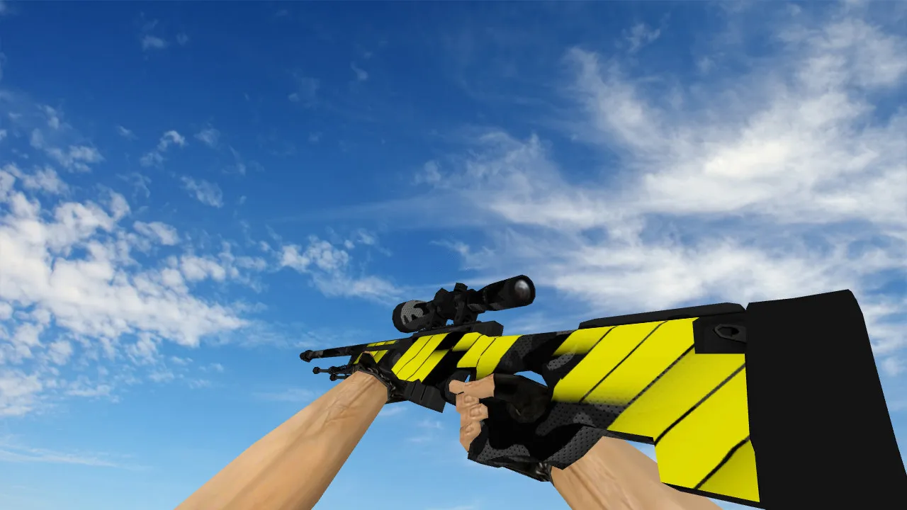 Скриншот Модель «AWP Neural» для CS 1.6 - Оружие с уникальным дизайном