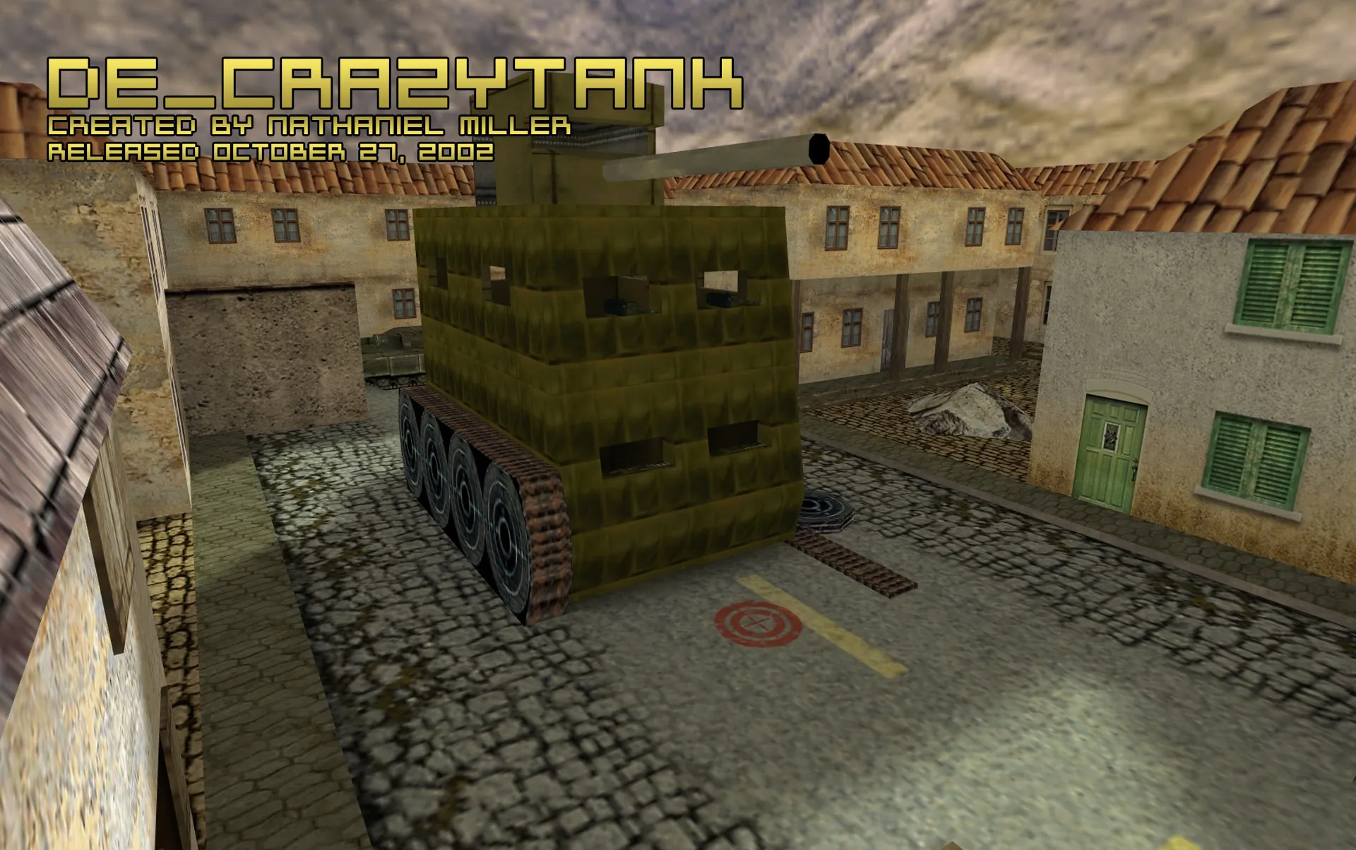 Скриншот  de_crazytank для CS 1.6: тактика за Т/КТ, точки, навигация ботов и оптимизация карты