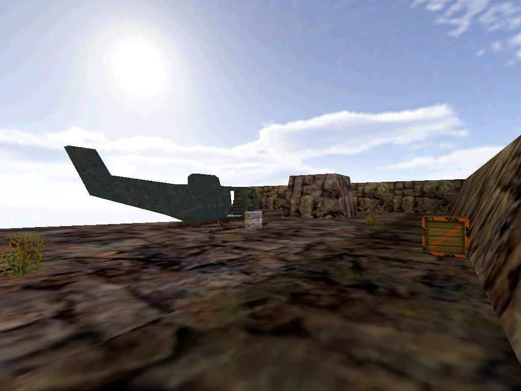 Скриншот  Карта «climb» для CS 1.6: тренировка трюков, маршруты, точки зацепа и оптимизация