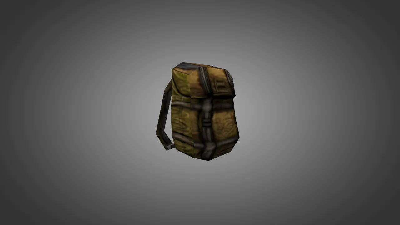 Скриншот Модель «Рюкзак DMC» для CS 1.6: v_ и p_ модели, звуки, анимация осмотра, качество текстур