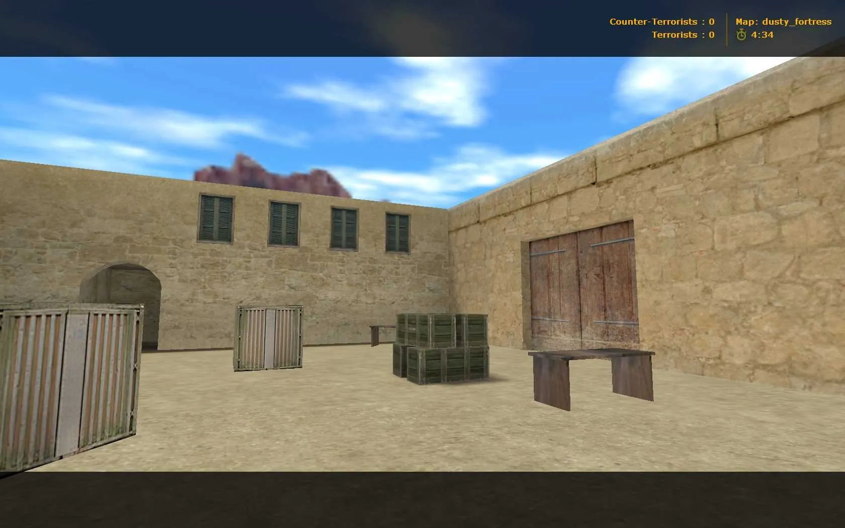 Скриншот  Карта dusty_fortress для CS 1.6: Тактика и особенности