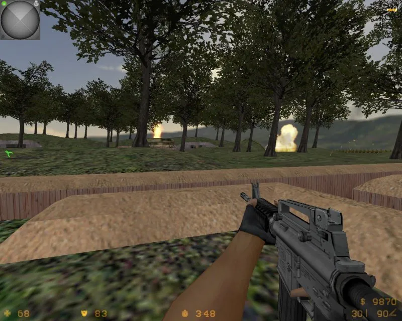 Скриншот  Карта de_russofinwar для CS 1.6 - полное описание и тактики