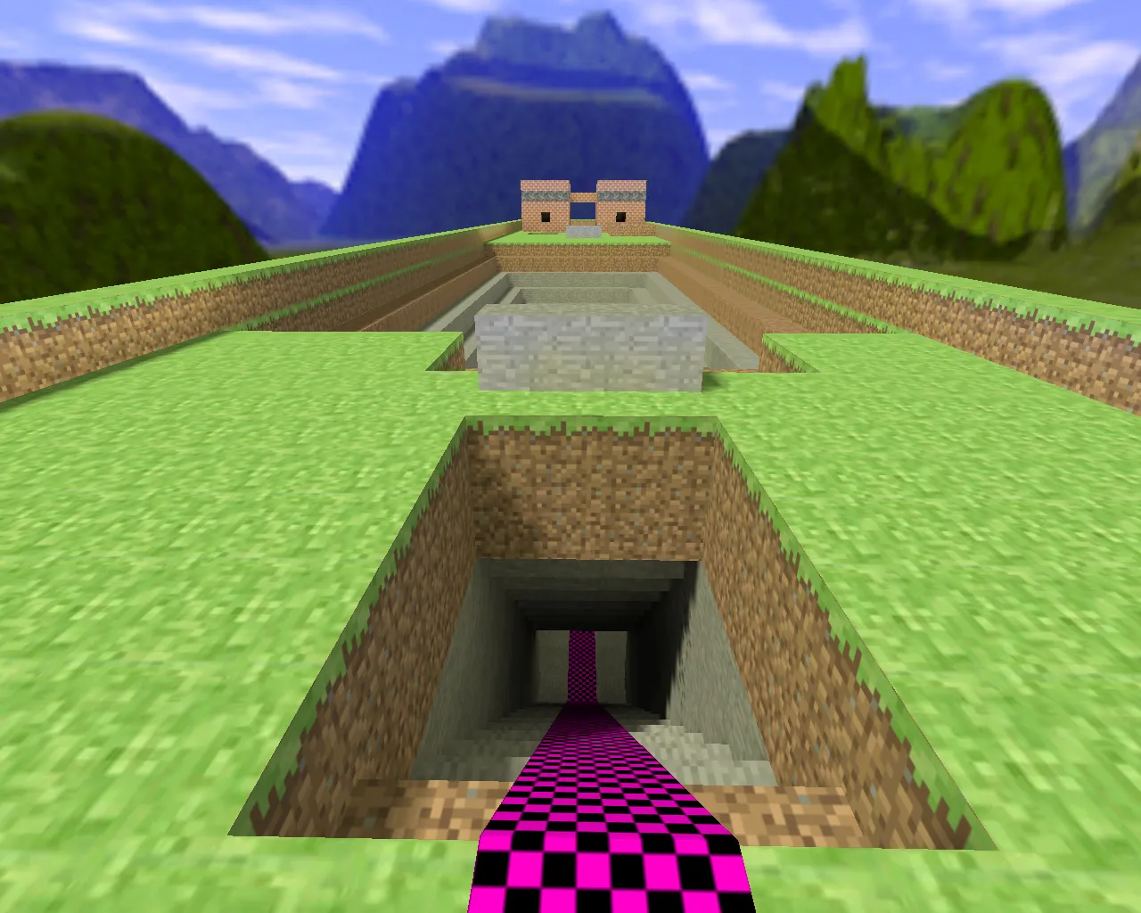 Скриншот  Карта awp_minecraft для CS 1.6: точки под AWP, .nav для ботов и оптимизация wpoly/epoly