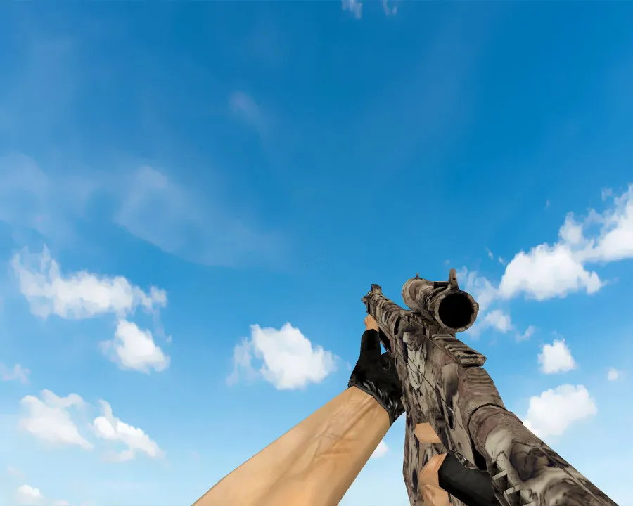 Скриншот Скин SG 553 | Белизна (Bleached) для CS 1.6