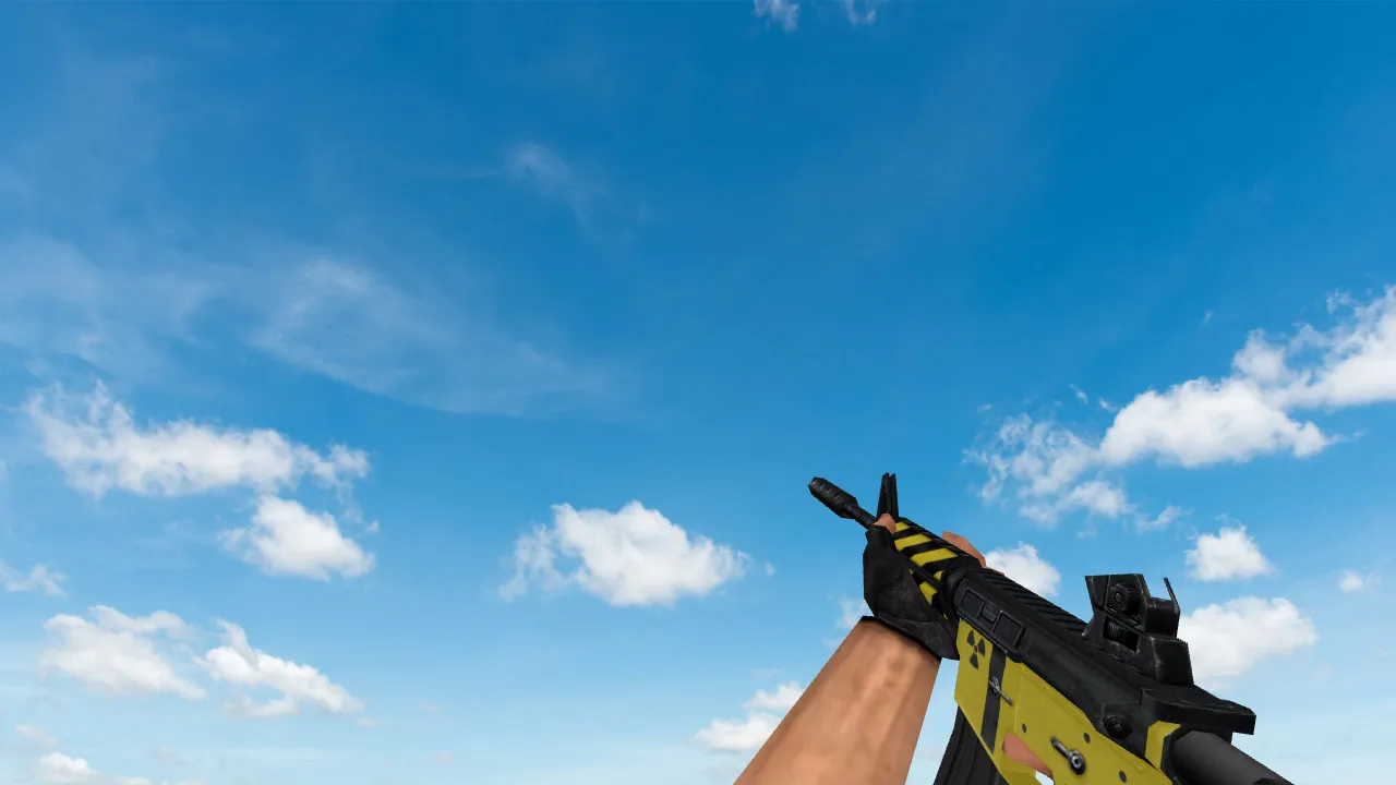 Скриншот Модель M4A1 Nuclear для CS 1.6: v_, p_, w_ модели, звуки, анимация осмотра, текстуры и настройка