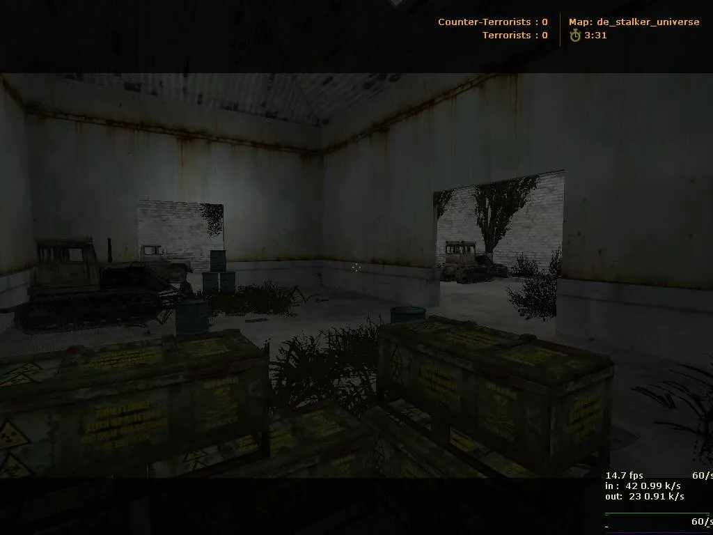 Скриншот  Карта de_stalker_universe для CS 1.6 - Оптимизация и Тактика