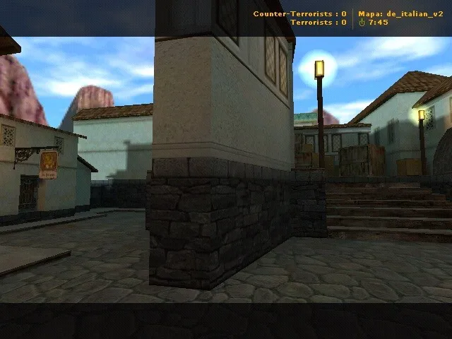 Скриншот  Карта de_italian_v2 для CS 1.6 - Баланс и тактика