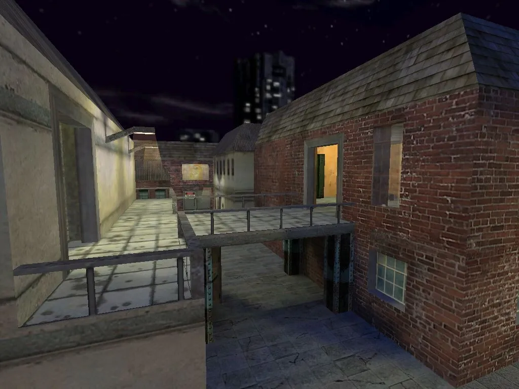 Скриншот  Карта de_nightwatch для CS 1.6: Тактика и особенности