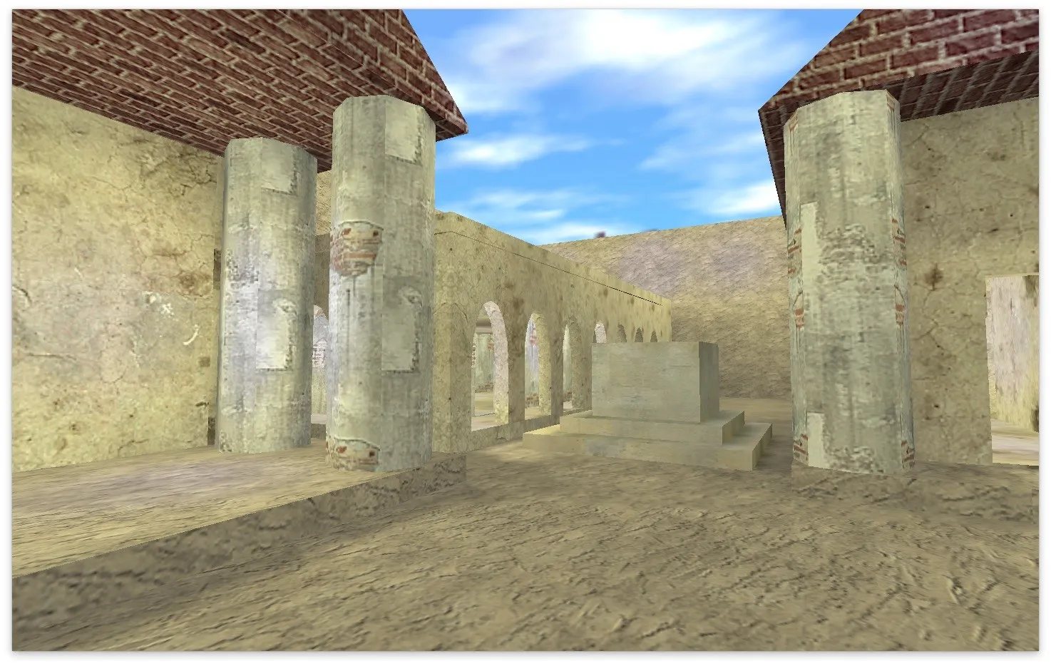 Скриншот  Карта de_rome для CS 1.6 - подробное описание с тактиками