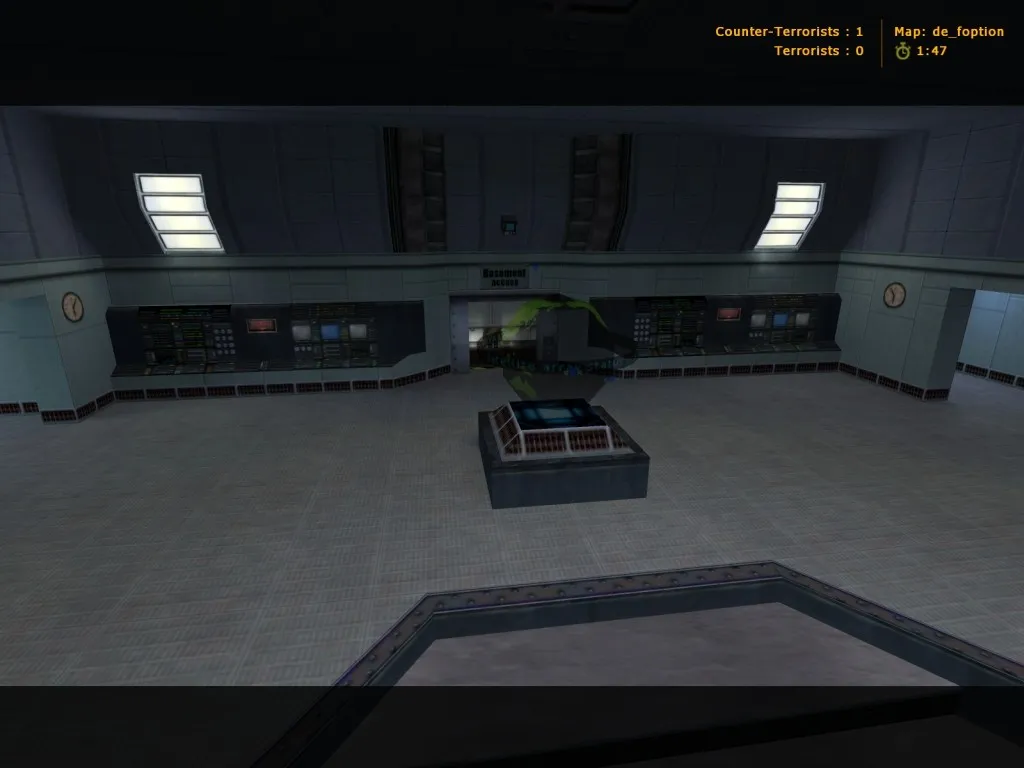 Скриншот  de_foption: карта для CS 1.6, точки, маршруты, .nav для ботов и оптимизация wpoly/epoly