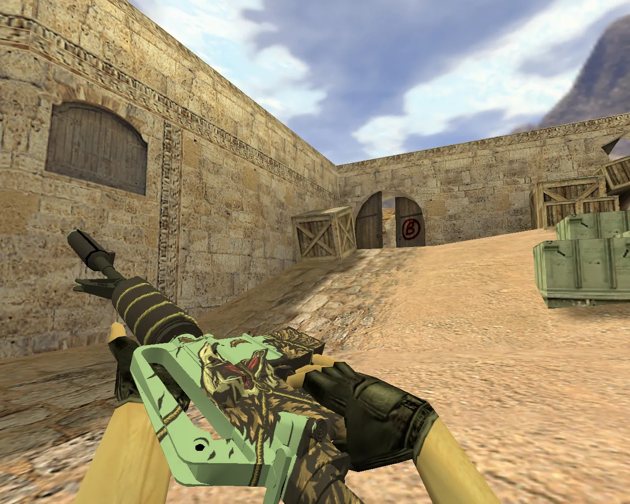 Скриншот Модель M4A1 «Орел» для CS 1.6: v_, p_, w_ модели, звук, анимация осмотра и текстуры