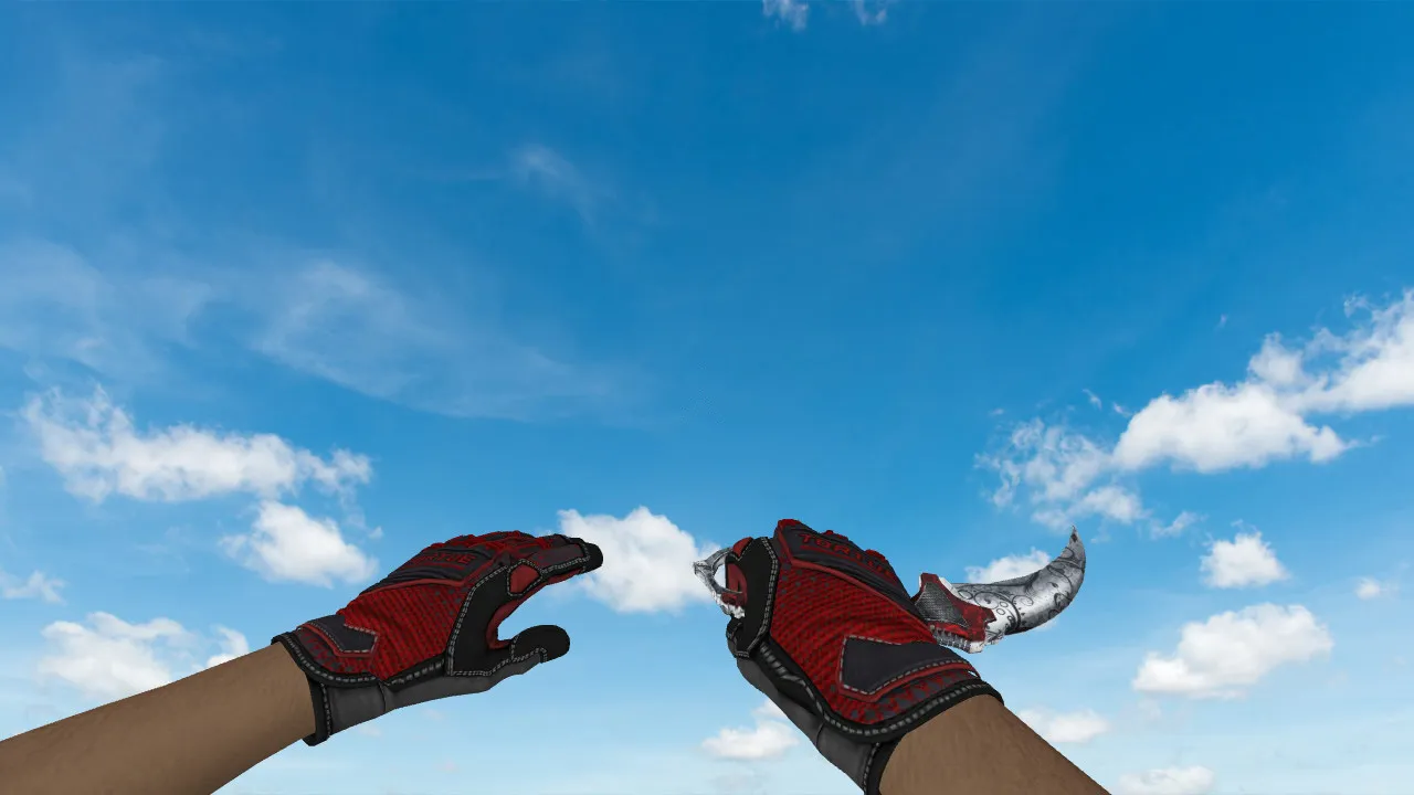 Скриншот Модель ножа Karambit ABSTR v_ p_ w_ для CS 1.6: звуки, анимация осмотра, текстуры, качество модели