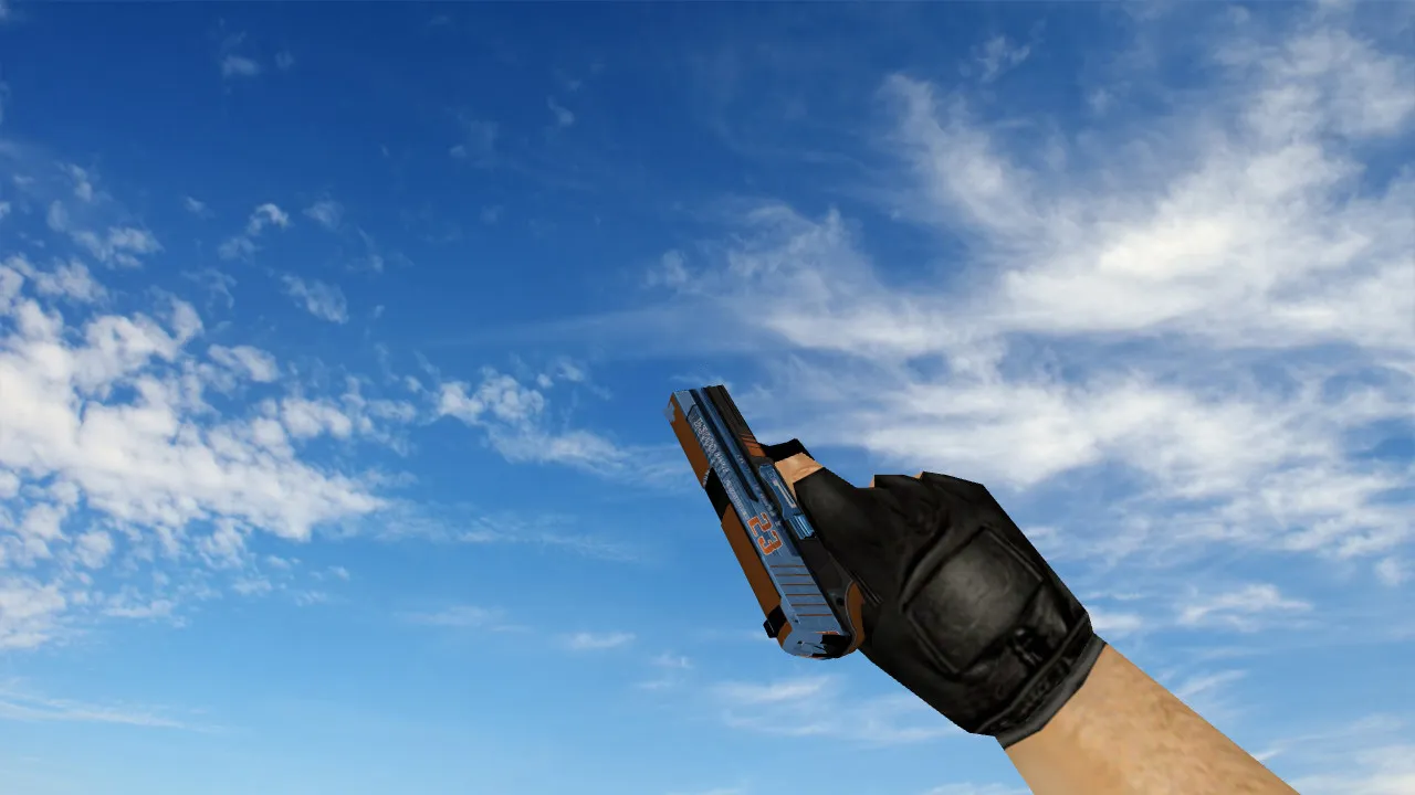 Скриншот  Модель P2000 Starrideer Blue для CS 1.6 - Уникальное оружие