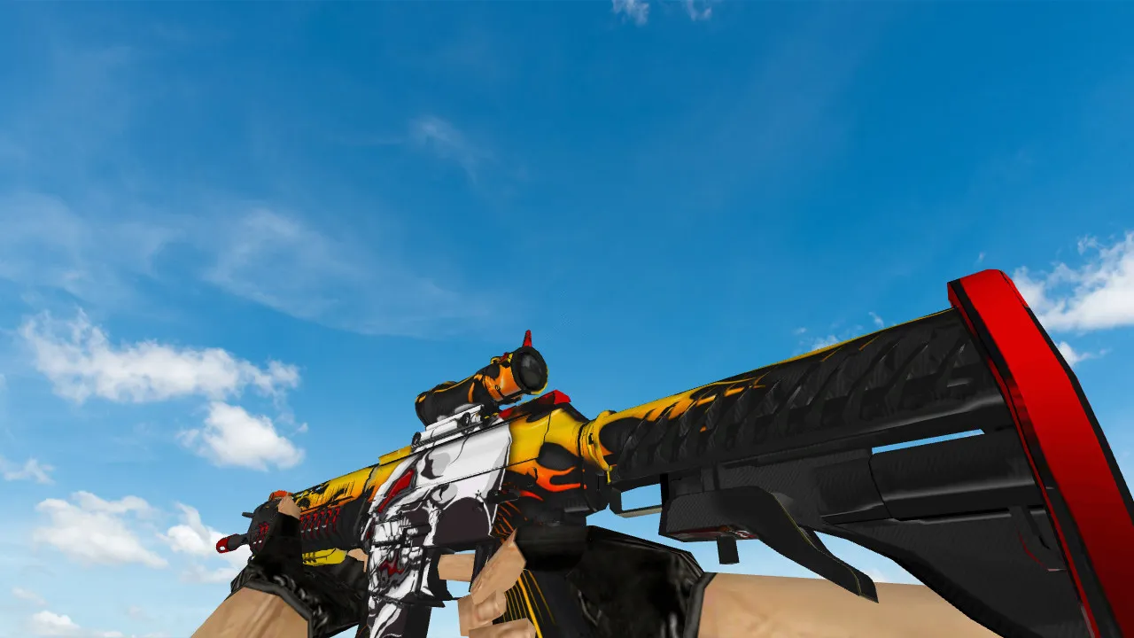 Скриншот Модель SG-553 Blitz для CS 1.6 - Оружие с высокой точностью