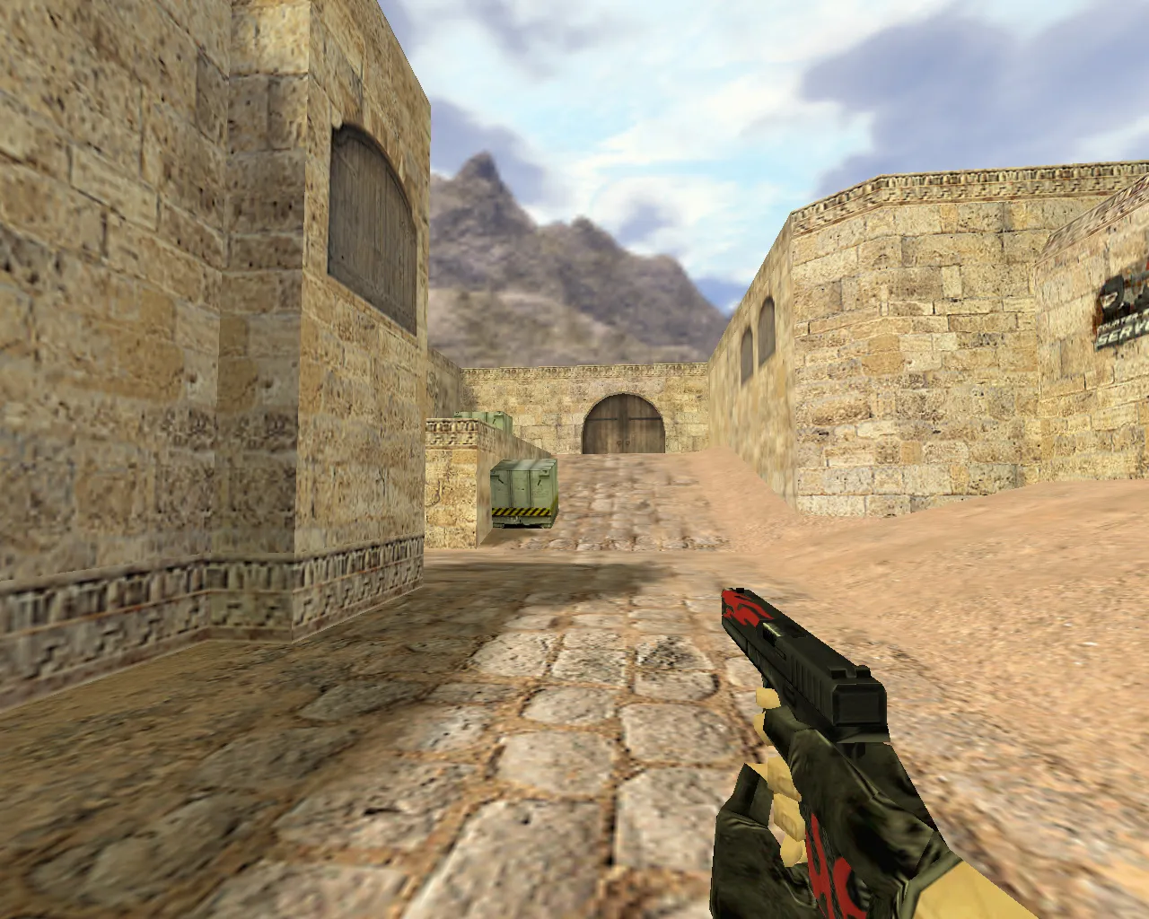 Скриншот Модель Glock Пламя для CS 1.6 - Уникальный выбор для игроков