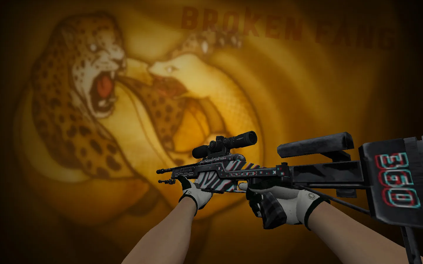 Скриншот  Пак скинов из операции «Сломанный Клык» для CS 1.6: v_/p_/w_ модели, звуки, анимация осмотра и готовые файлы