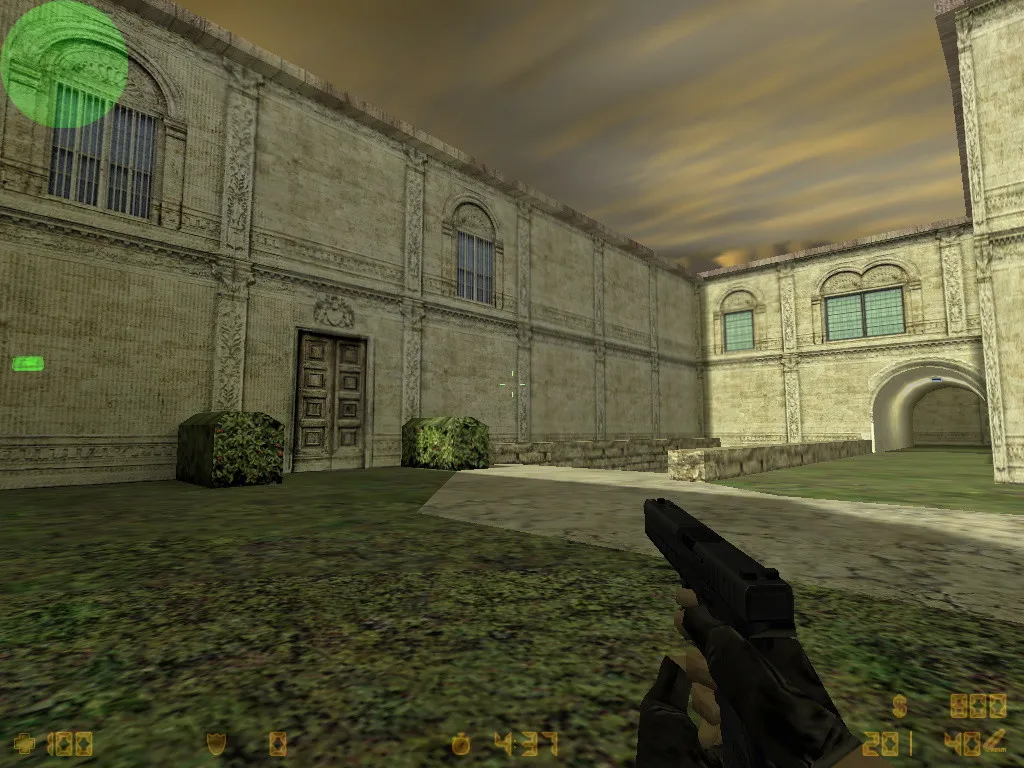 Скриншот  Карта de_schlempe для CS 1.6: тактические особенности и оптимизация