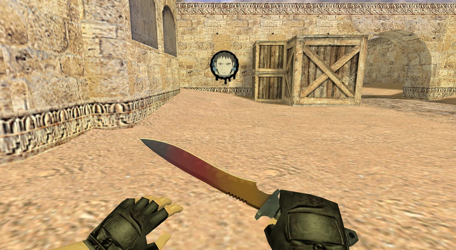 Скриншот Граффити «Обито Учиха» для CS 1.6 - Аниме граффити для Counter-Strike