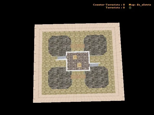 Скриншот Карта de_ulotrix для CS 1.6: Тактические возможности и особенности