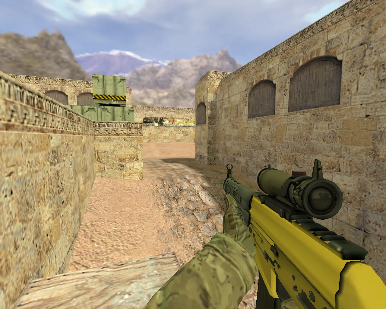 Скриншот Модель «SG-553 Бульдозер» для CS 1.6 - Уникальное оружие