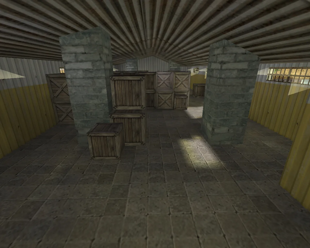 Скриншот  Карта awp_deposit_mz для CS 1.6: спавны, точки под AWP, .nav для ботов, оптимизация wpoly/epoly