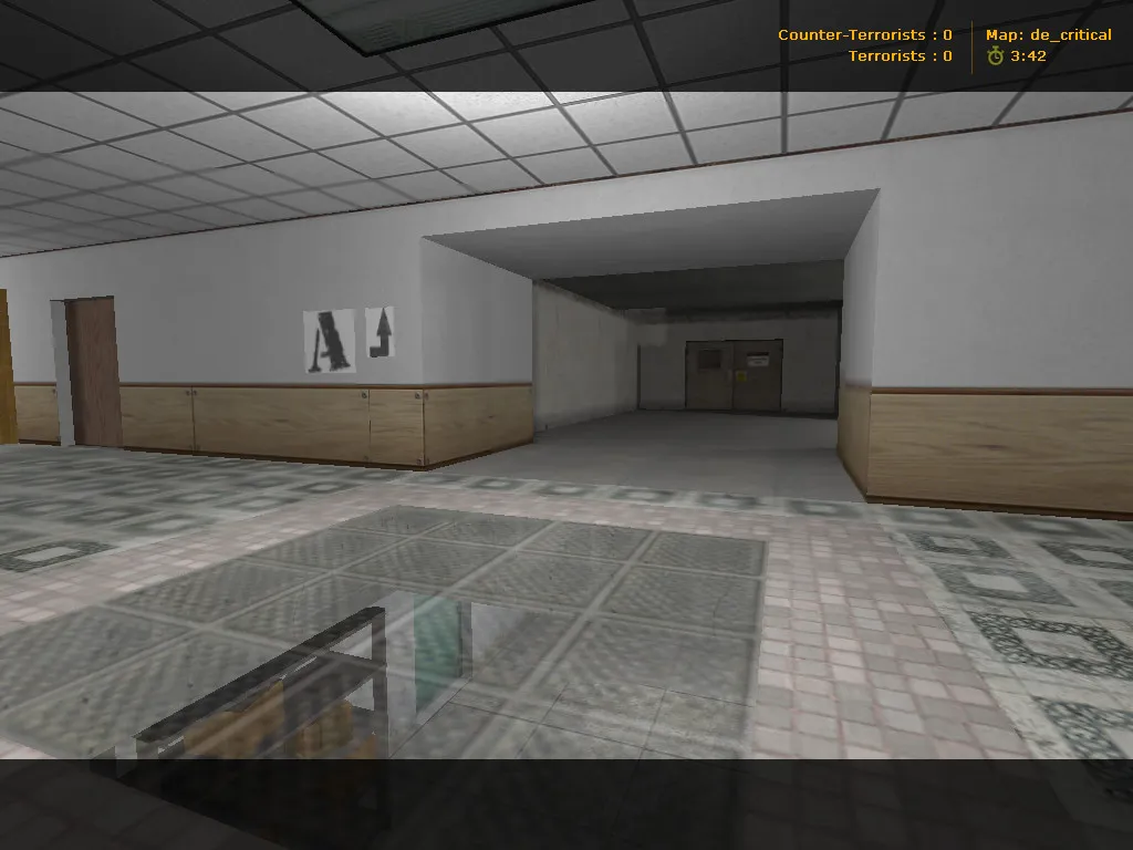 Скриншот  Карта de_critical для CS 1.6: точки, баланс, .nav для ботов, оптимизация wpoly/epoly