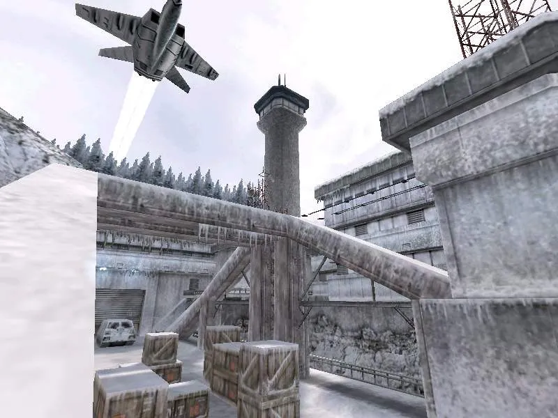 Скриншот  Карта de_snowfacility_pre для CS 1.6: Тактика и особенности