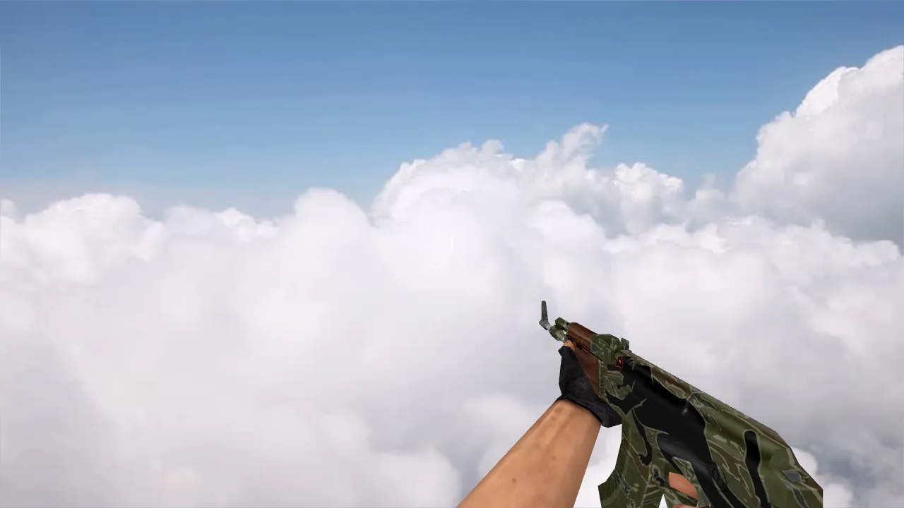 Скриншот Модель Стандартный АК-47 «Ягуар» v_ p_ w_ для CS 1.6: звуки, анимация осмотра, текстуры и сборка