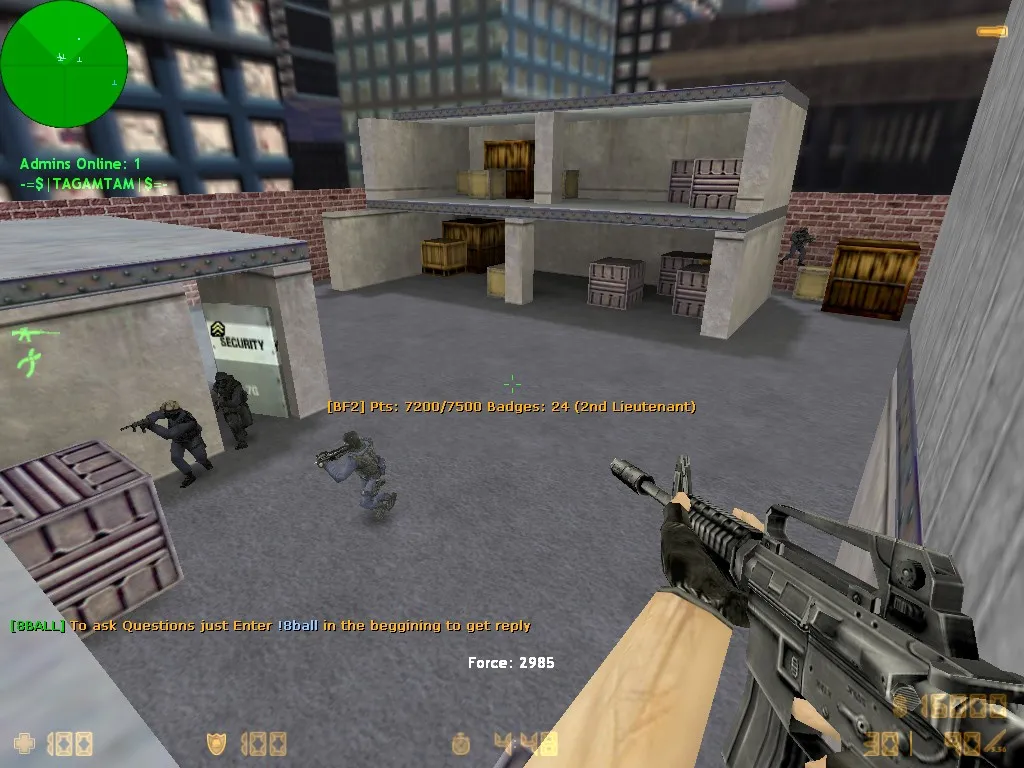 Скриншот  Карта de_construct_station для CS 1.6: баланс сторон, точки, .nav для ботов и оптимизация wpoly/epoly