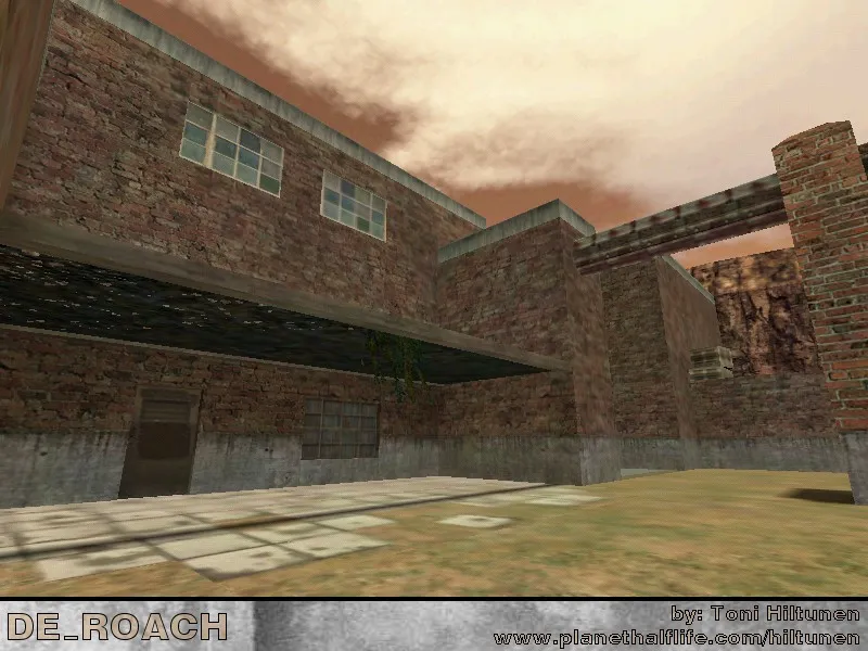 Скриншот  Карта de_roach для CS 1.6 - Тактические особенности и оптимизация