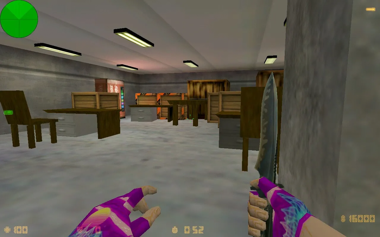 Скриншот  Карта de_crinks для CS 1.6: точки, маршруты, .nav для ботов, оптимизация wpoly/epoly