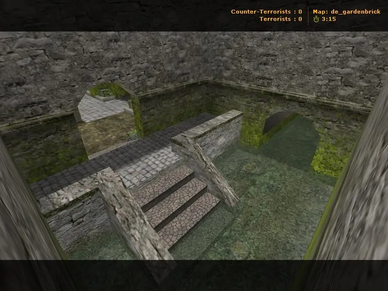Скриншот  Карта de_gardenbrick для CS 1.6: геймплей, точки, .nav, оптимизация и запуск без вирусов