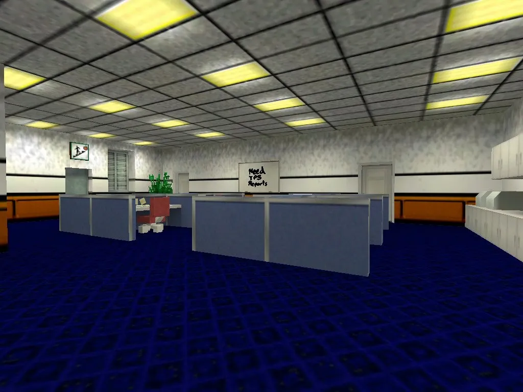 Скриншот Карта zombietech_office для CS 1.6: тактика и особенности
