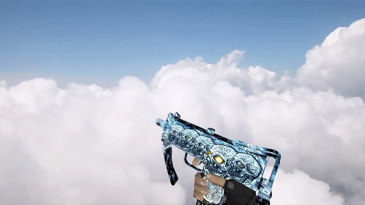 Скриншот Модель «MAC-10 Diamond skull» для CS 1.6: Скачай и играй