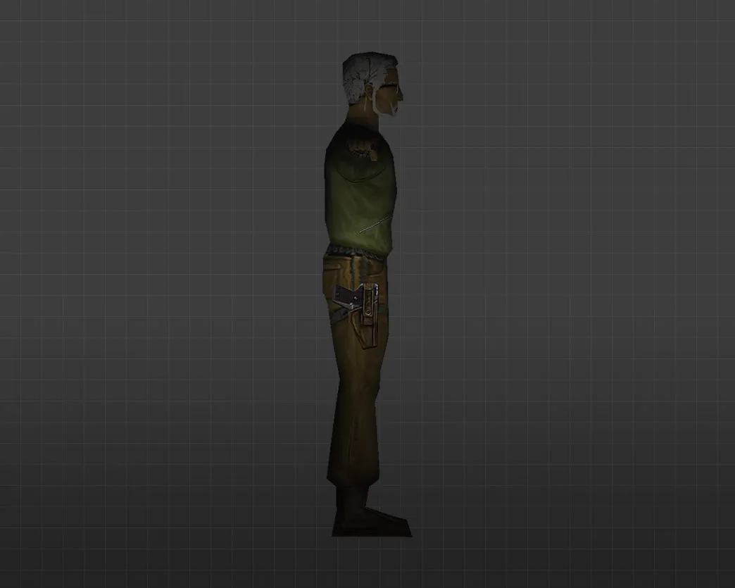 Скриншот Модель «Седой террорист» для CS 1.6 - Уникальный скин для игроков